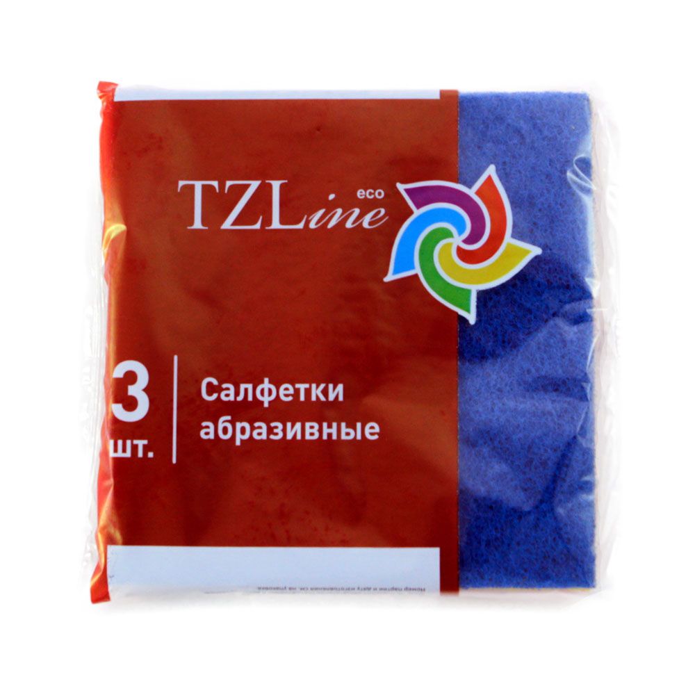 Салфетка абразивная TZLINE (в упаковке 3 шт)