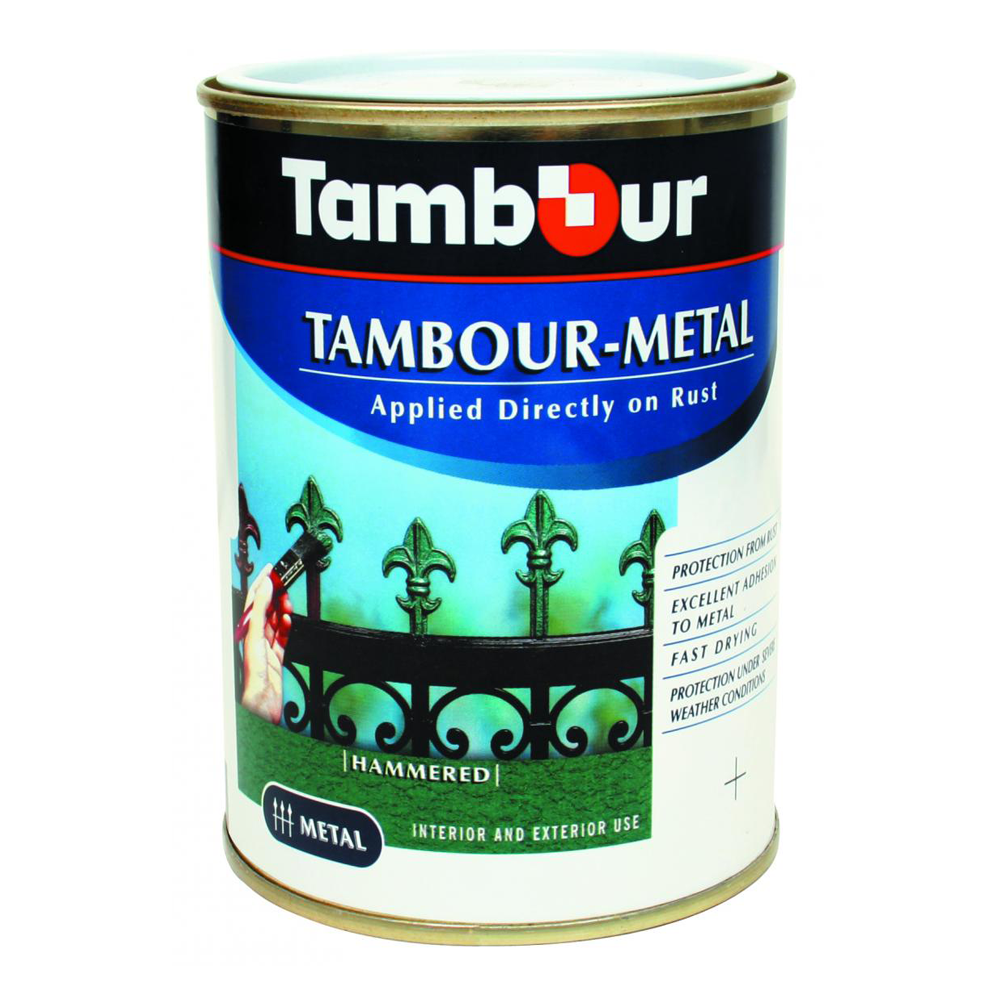 Эмаль алкидная TAMBOUR Tambour Metal, № 101 белая, 0,75 л., цена - купить в интернет-магазине