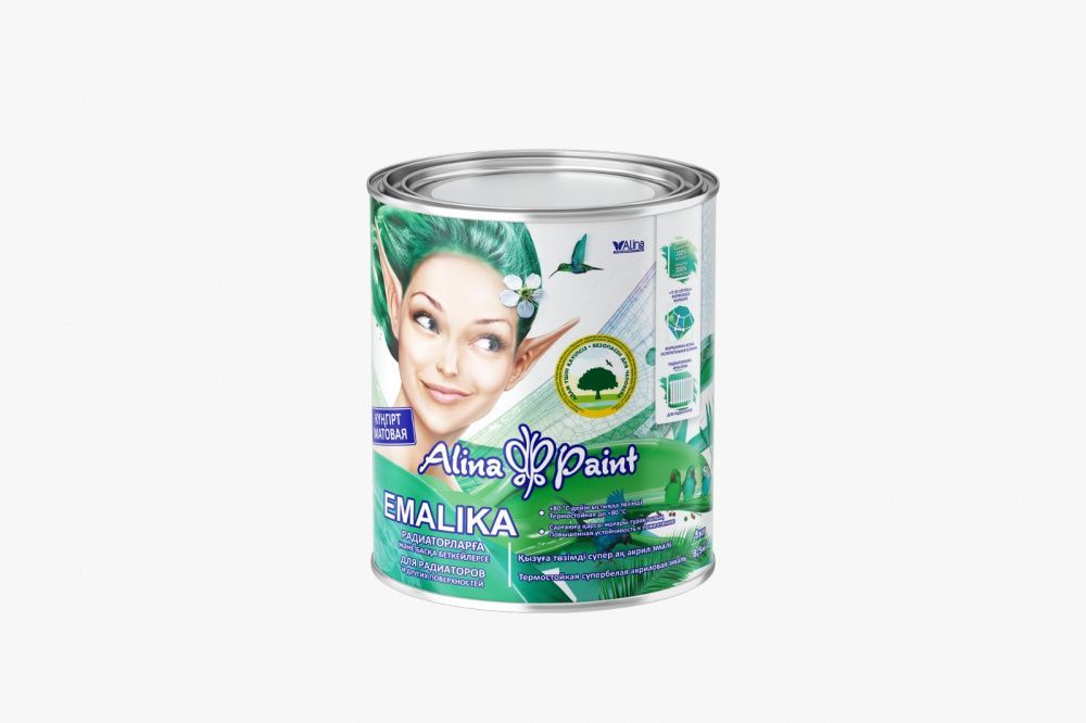 Эмаль акриловая, Alina Paint EMALIKA матовая NEW, 1 кг, цена - купить в интернет-магазине