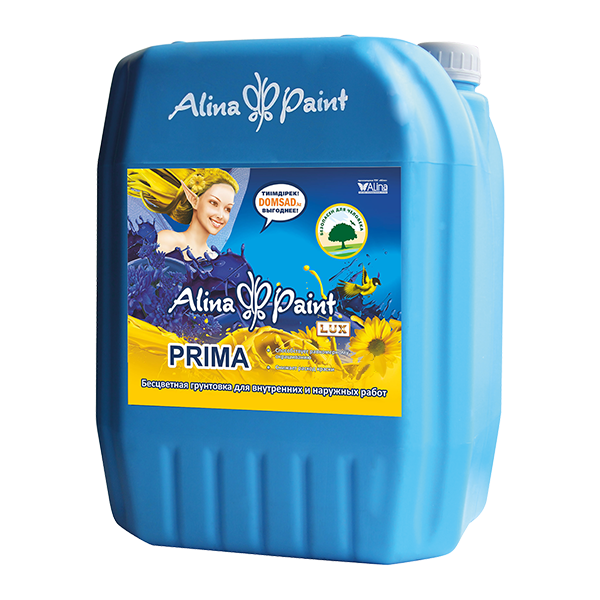 Грунтовка ALINA PAINT Prima, 10 кг, цена - купить в интернет-магазине