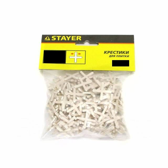 Крестики "STAYER" для кафеля, 3 мм, 150 шт.