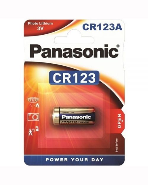 Батарейка литиевая PANASONIC CR-123/1BP