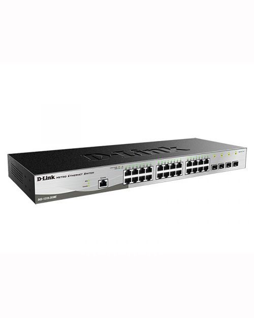 D-Link DGS-1210-28/ME/A2B WebSmart коммутатор  24 порта 10/100/1000  + 4SFP